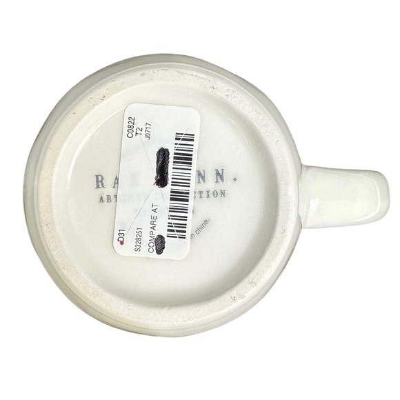 Rae Dunn Be WHo YoU aRe Mug Coffee Tea White with Yellow Interior Dimples 2017 - Picture 10 of 13